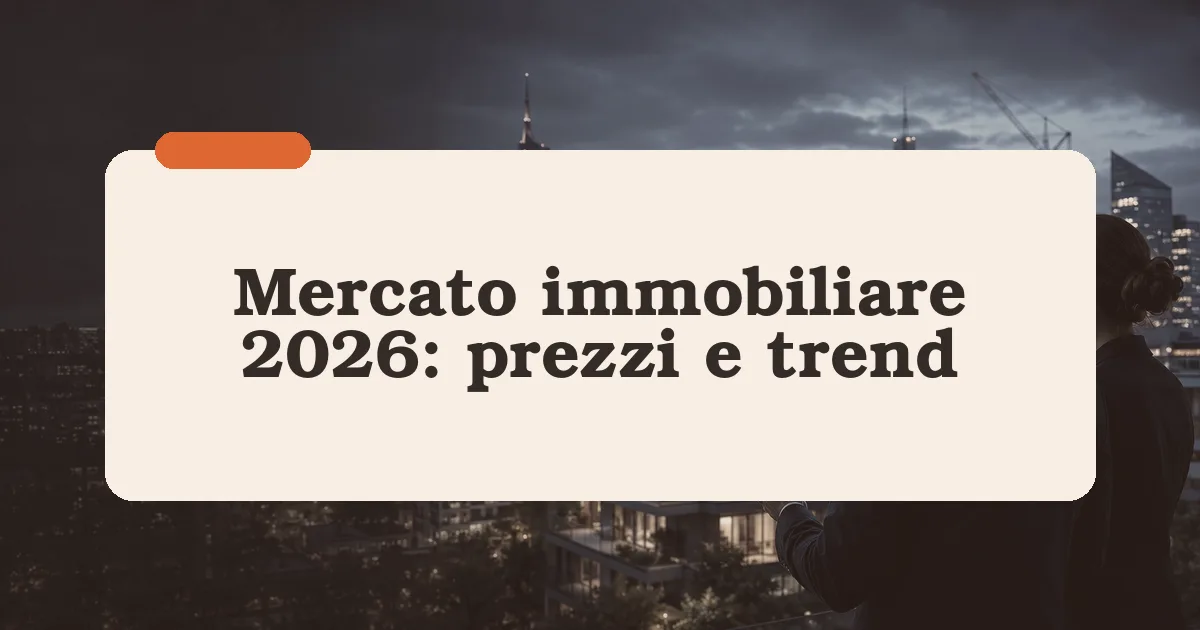 Mercato & Immobiliare